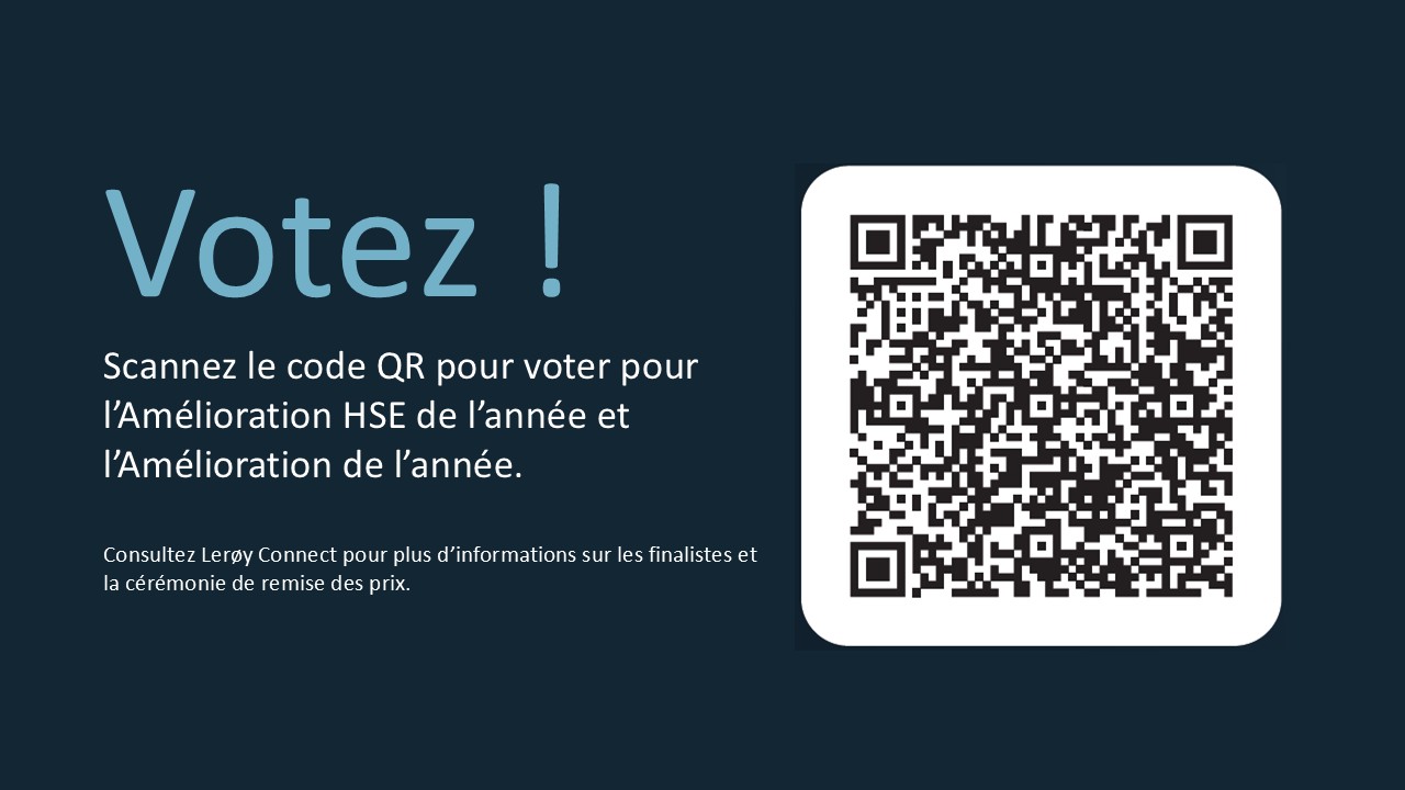 QR-code for voting for TV screens